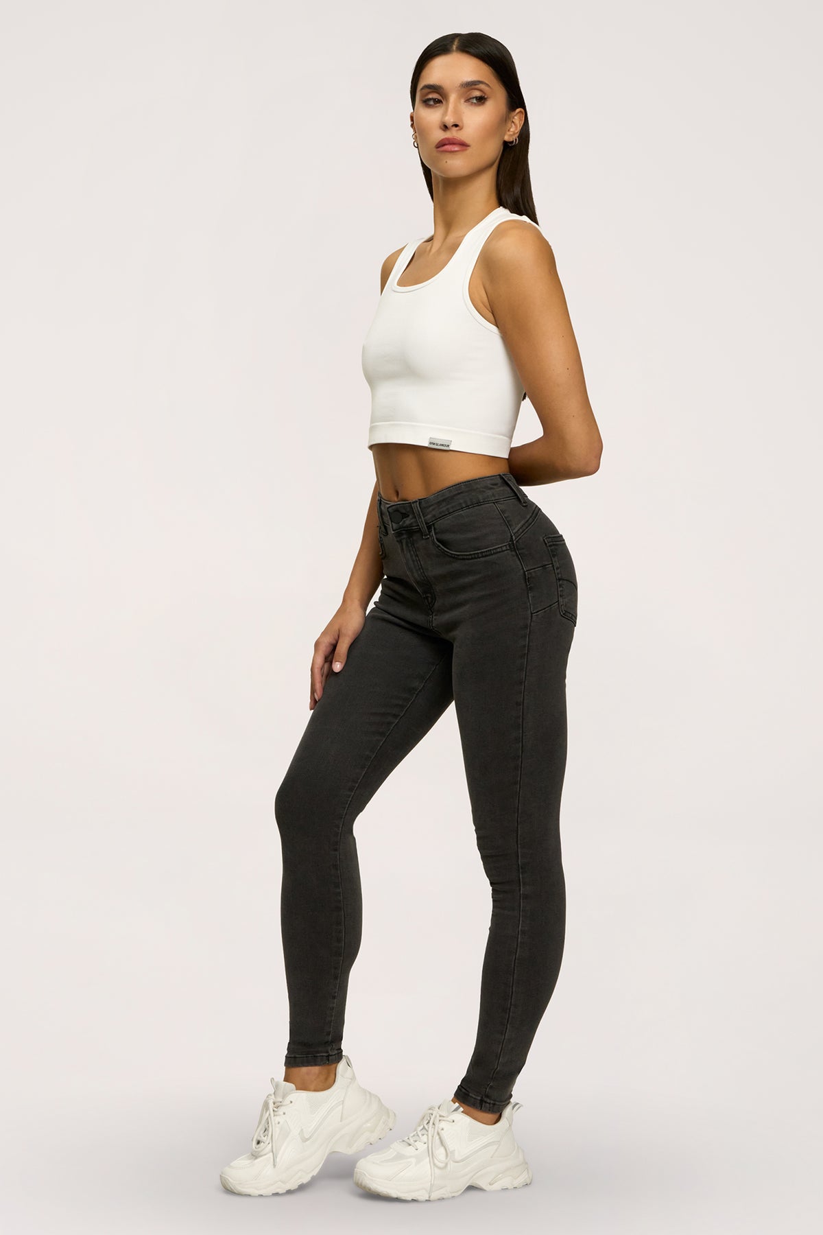 Skinny perfect slim jeans black