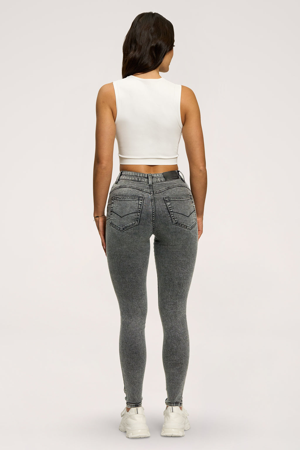 Skinny perfect slim jeans light grey
