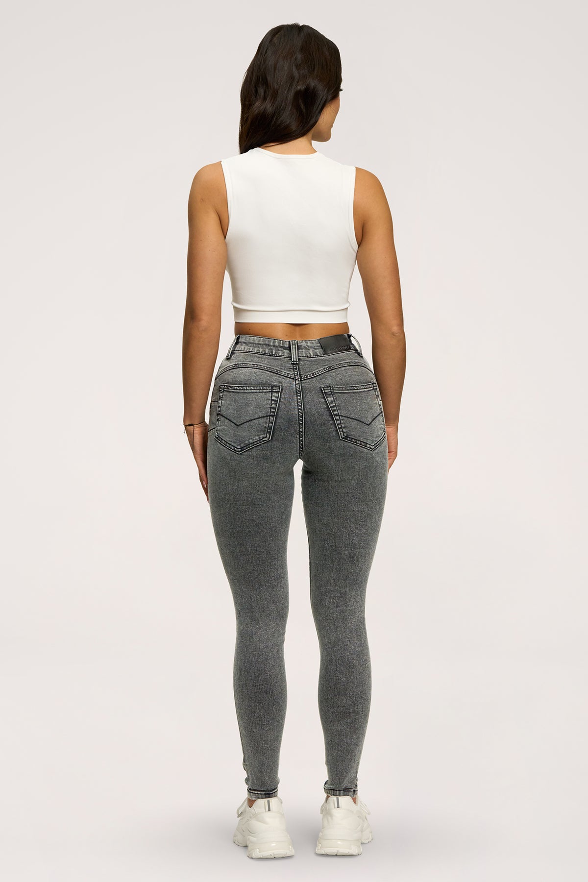 Skinny perfect slim jeans light grey