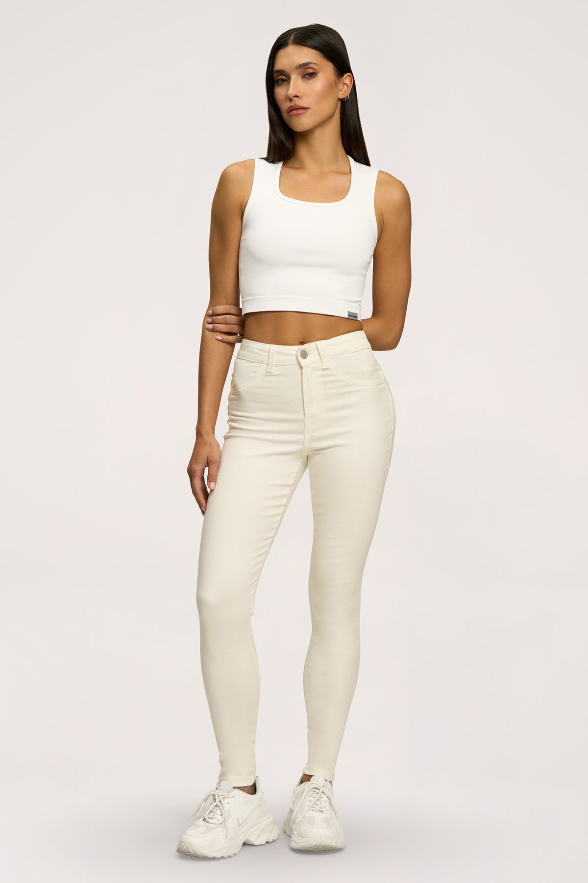 Skinny perfect slim jeans off white