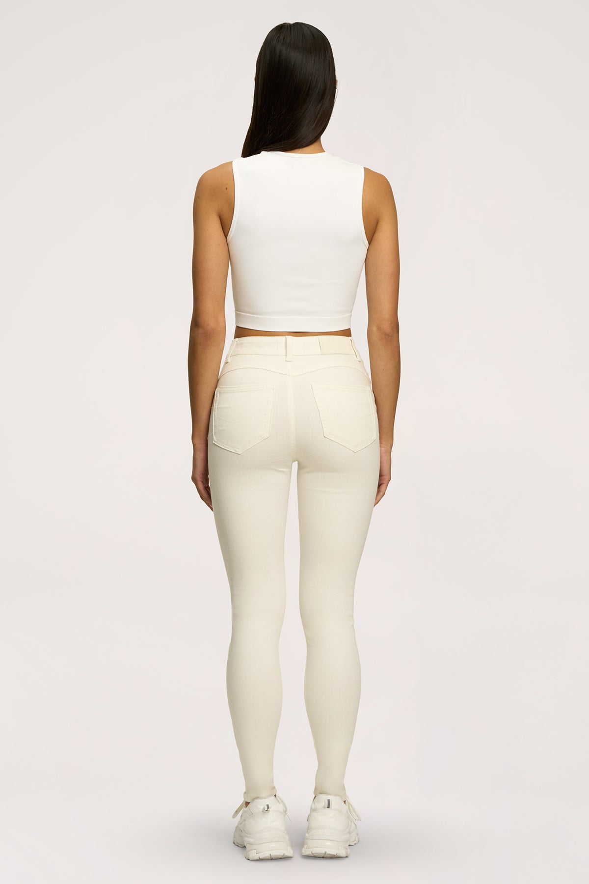 Skinny perfect slim jeans off white