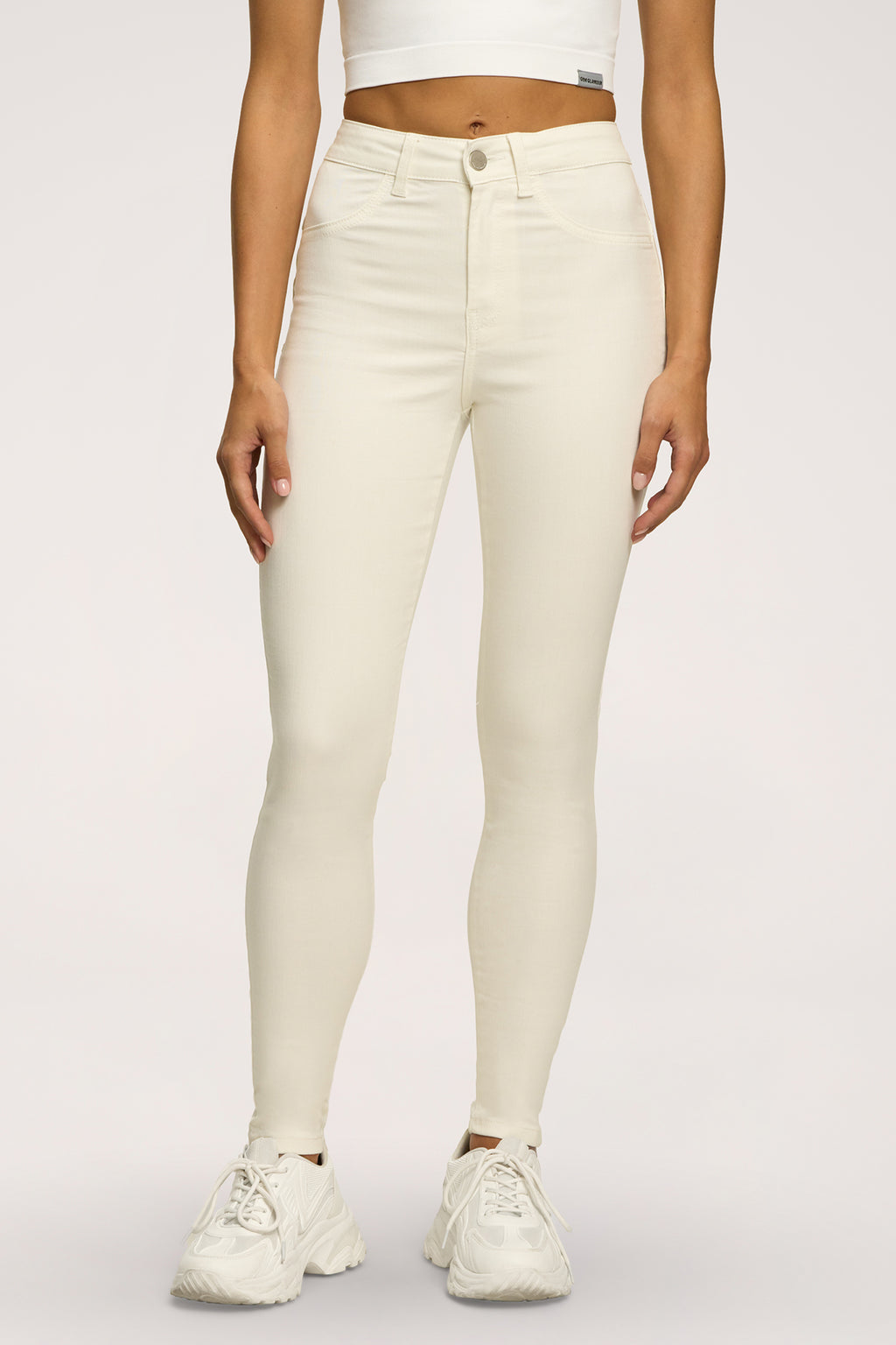 Skinny perfect slim jeans off white