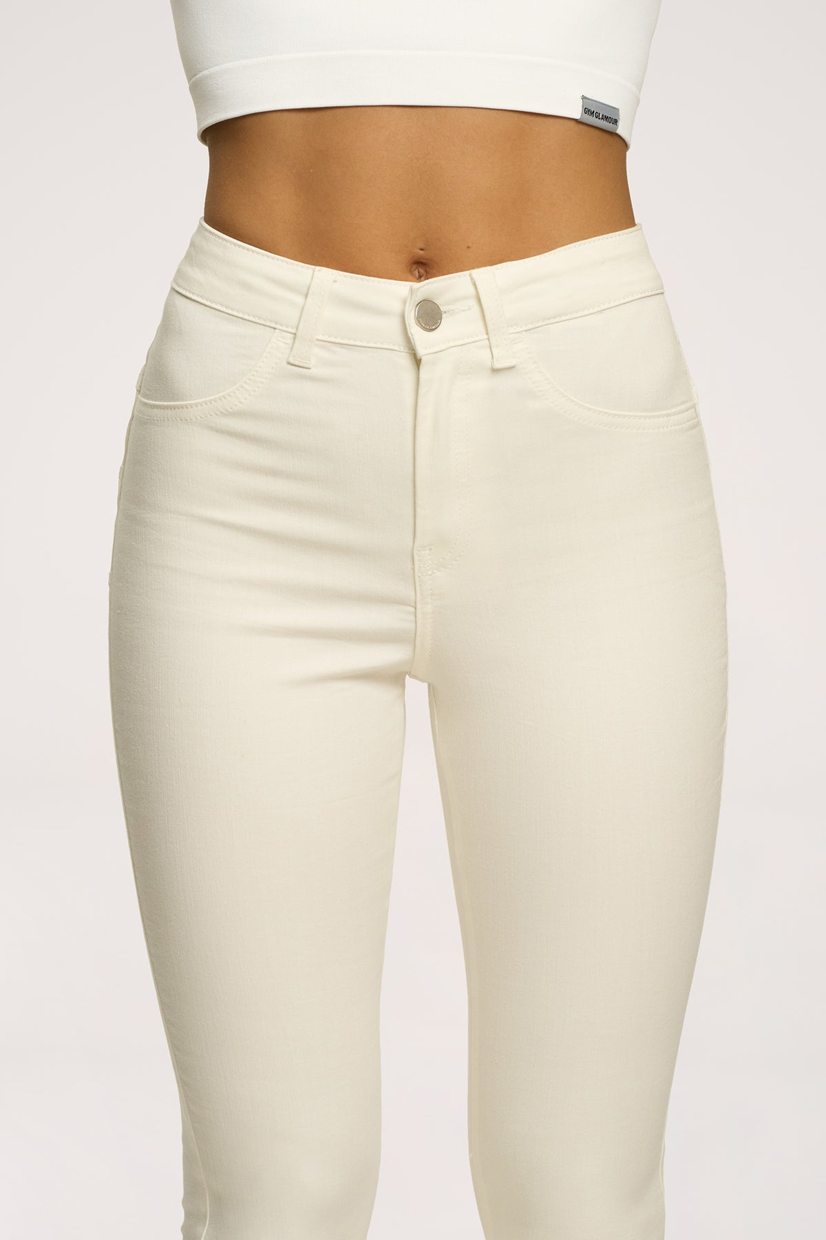 Skinny perfect slim jeans off white