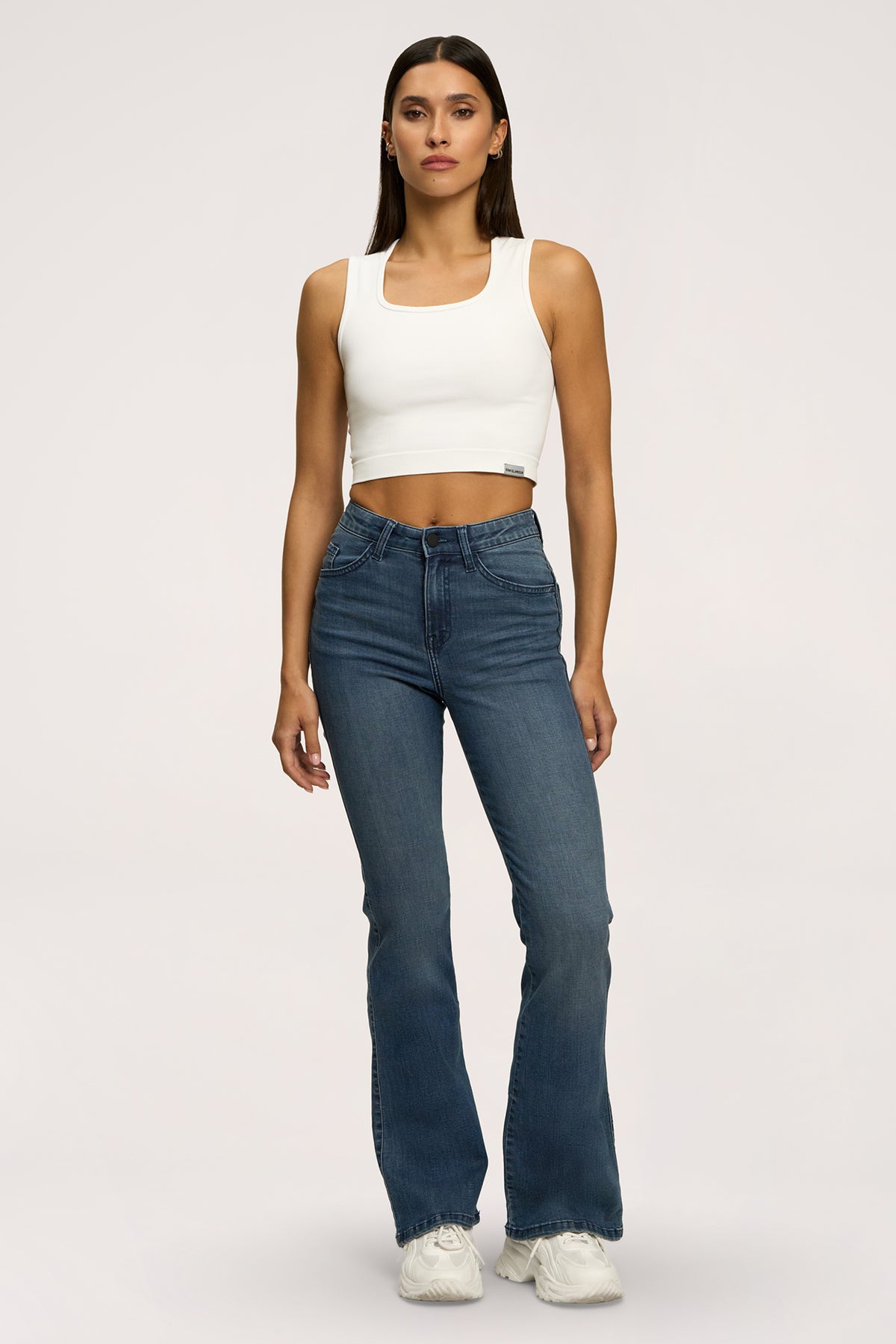 Perfect slim flare jeans navy blue