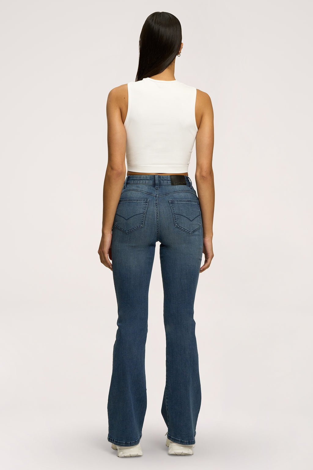 Perfect slim flare jeans navy blue