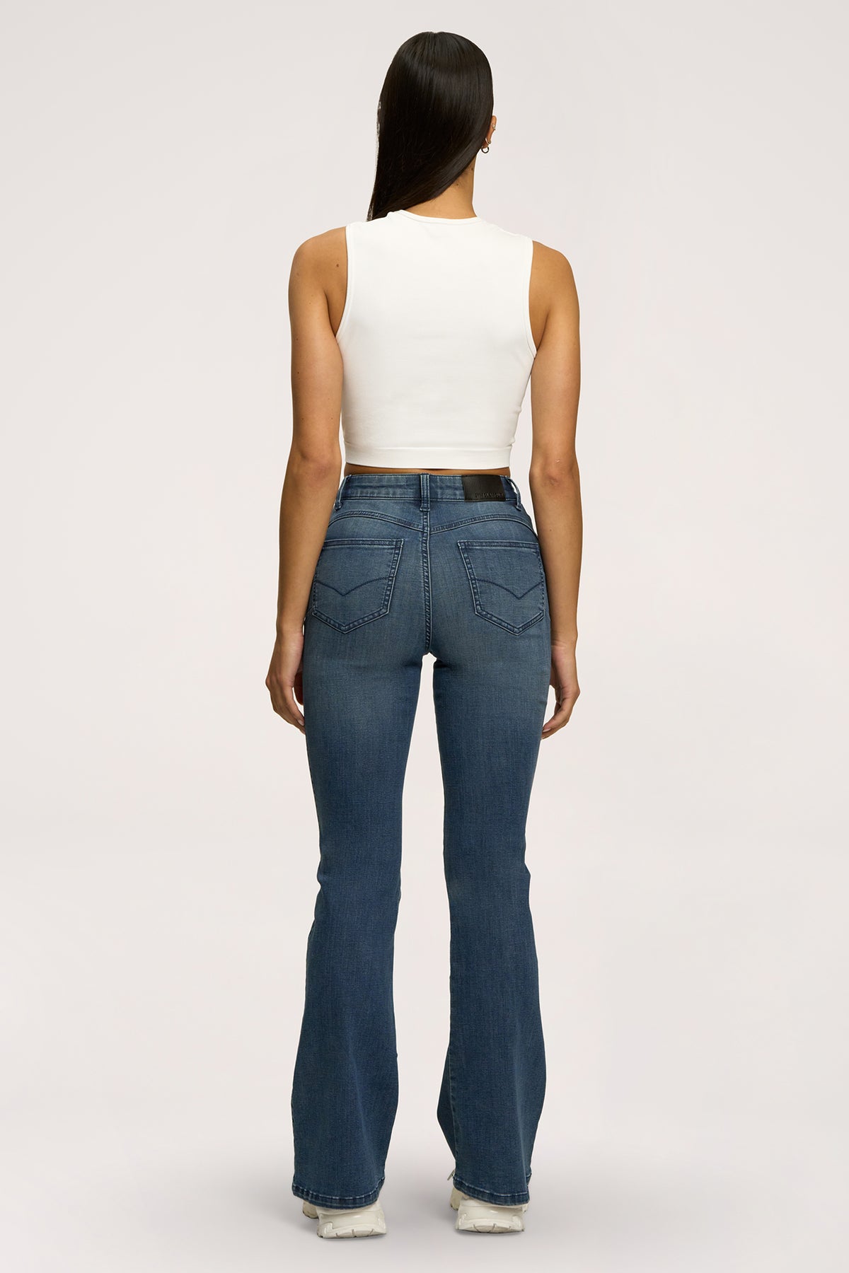 Perfect slim flare jeans navy blue