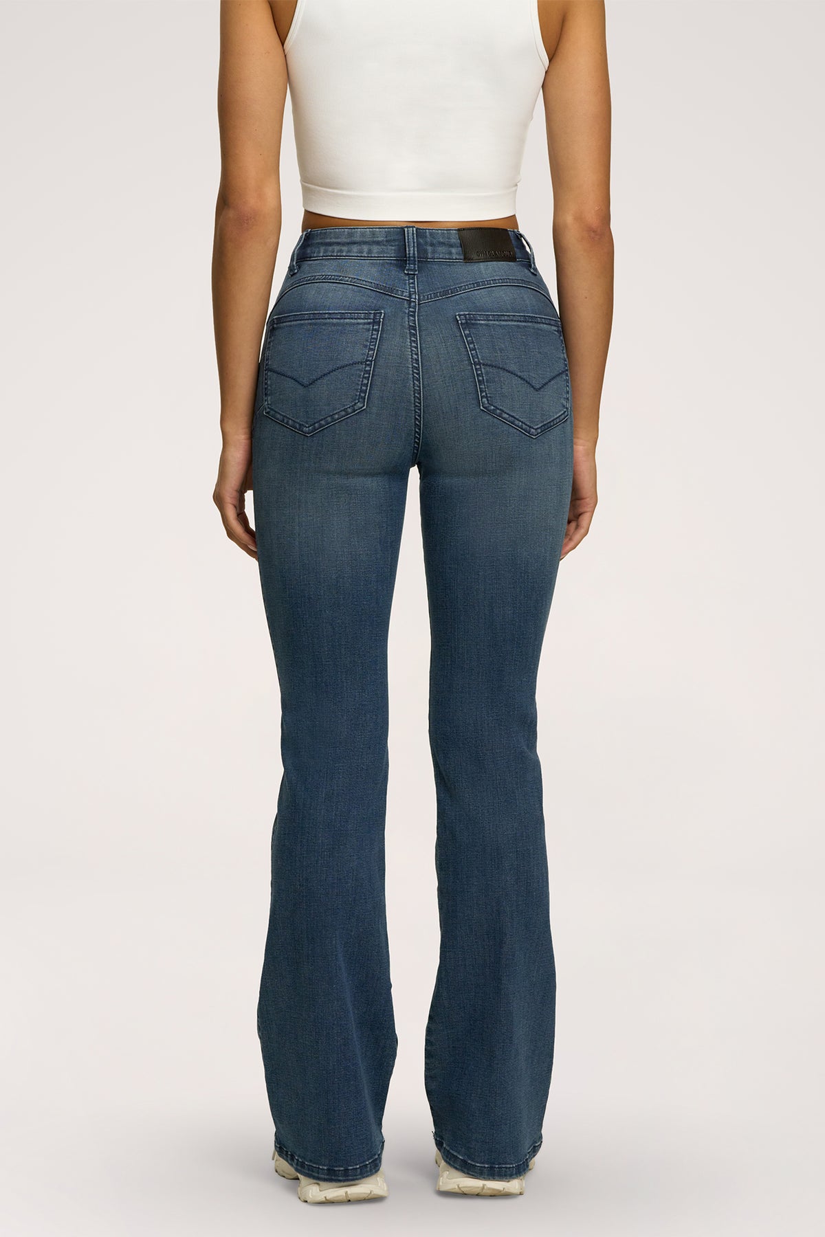 Perfect slim flare jeans navy blue
