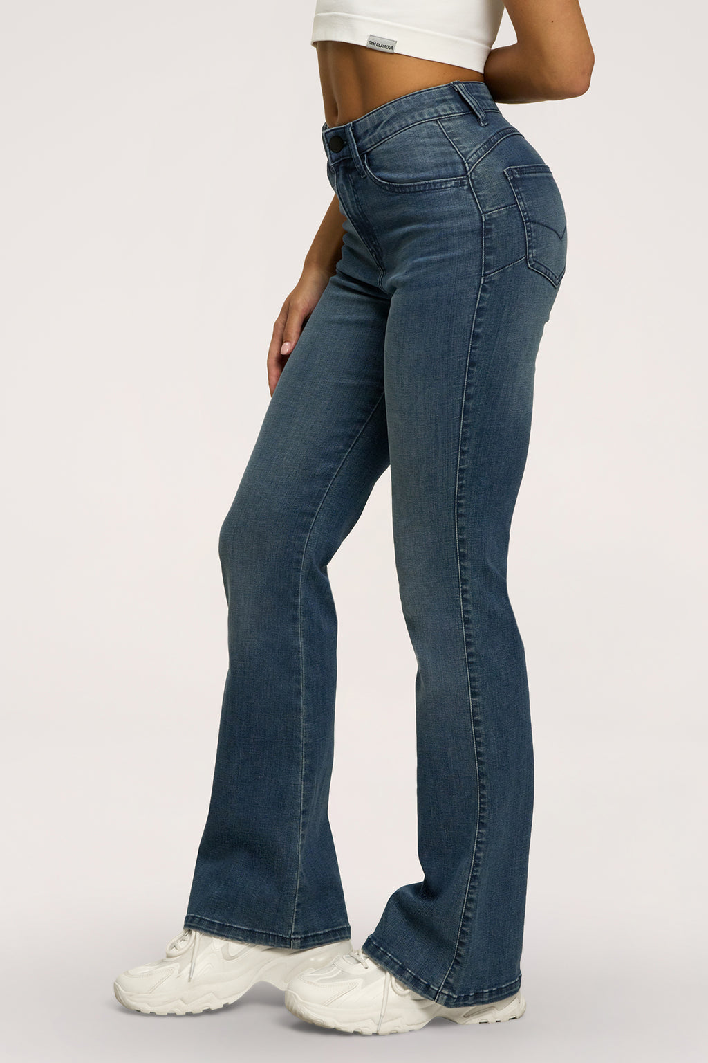 Perfect slim flare jeans navy blue