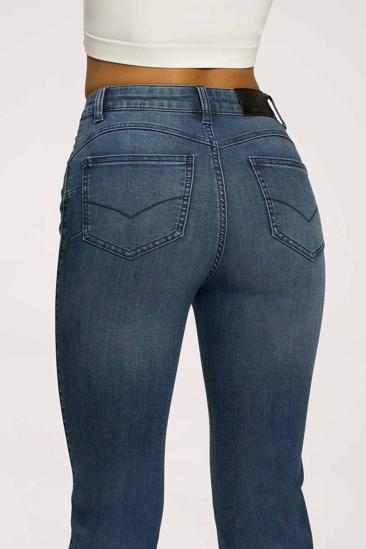 Perfect slim flare jeans navy blue