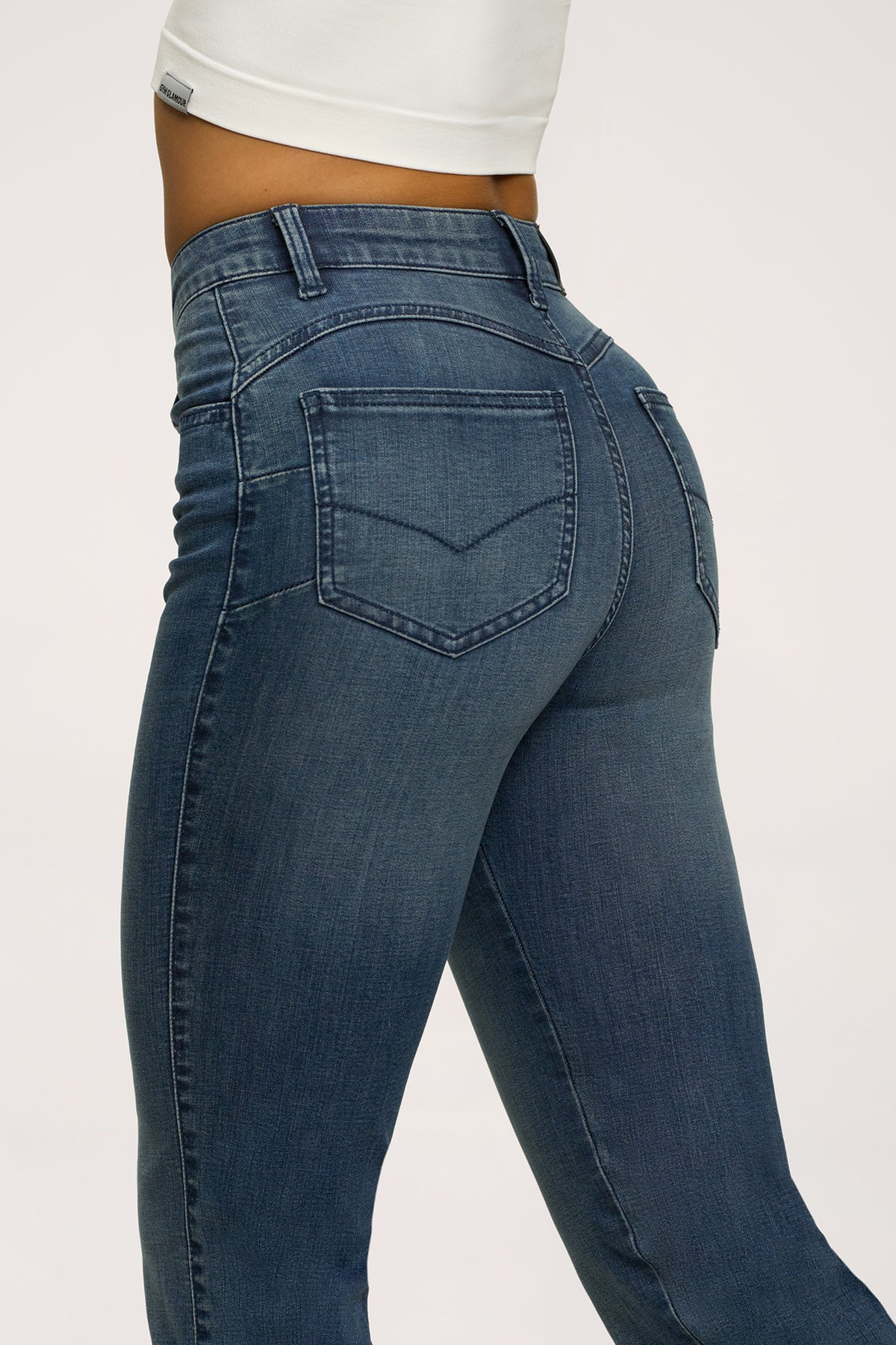 Perfect slim flare jeans navy blue