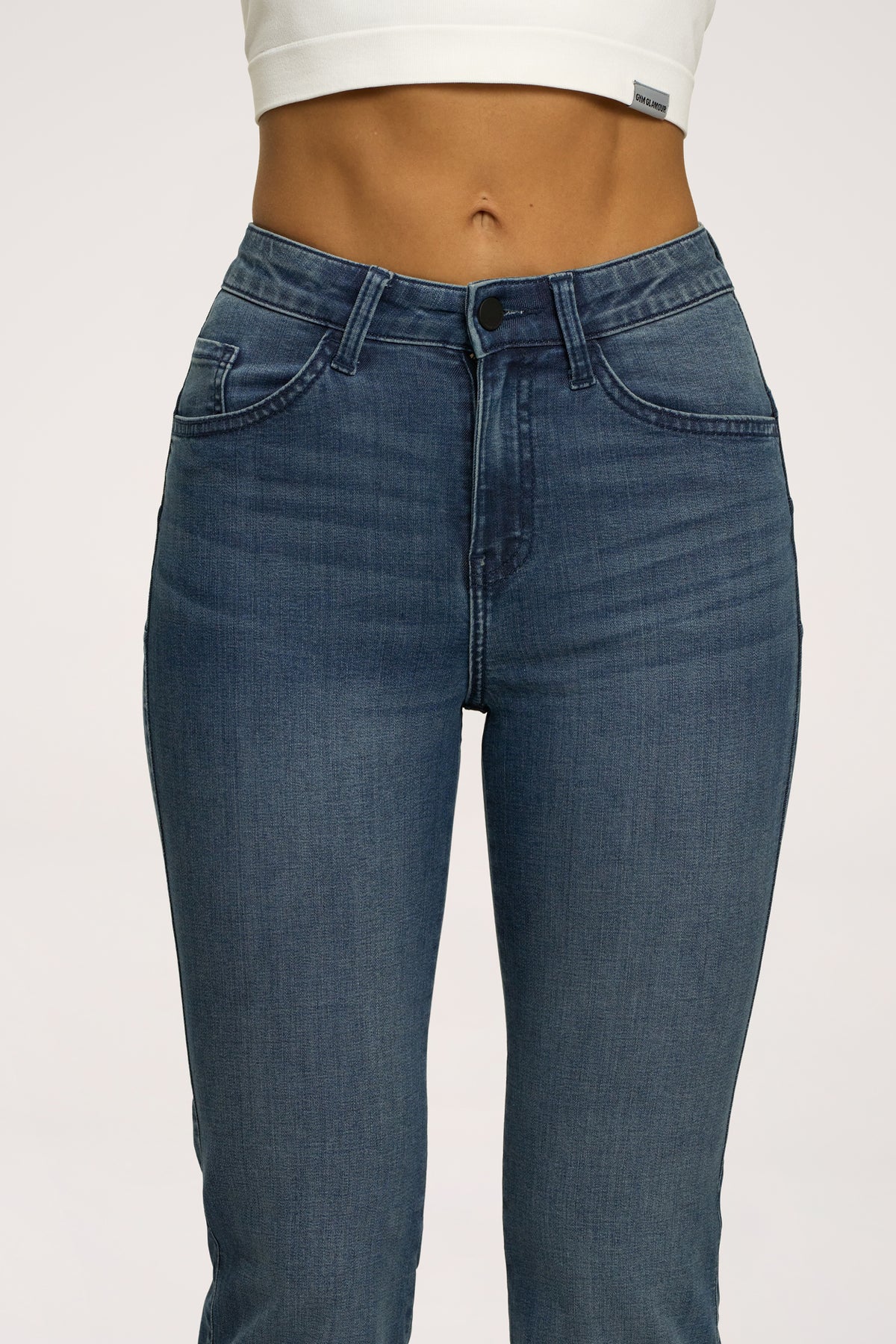 Perfect slim flare jeans navy blue