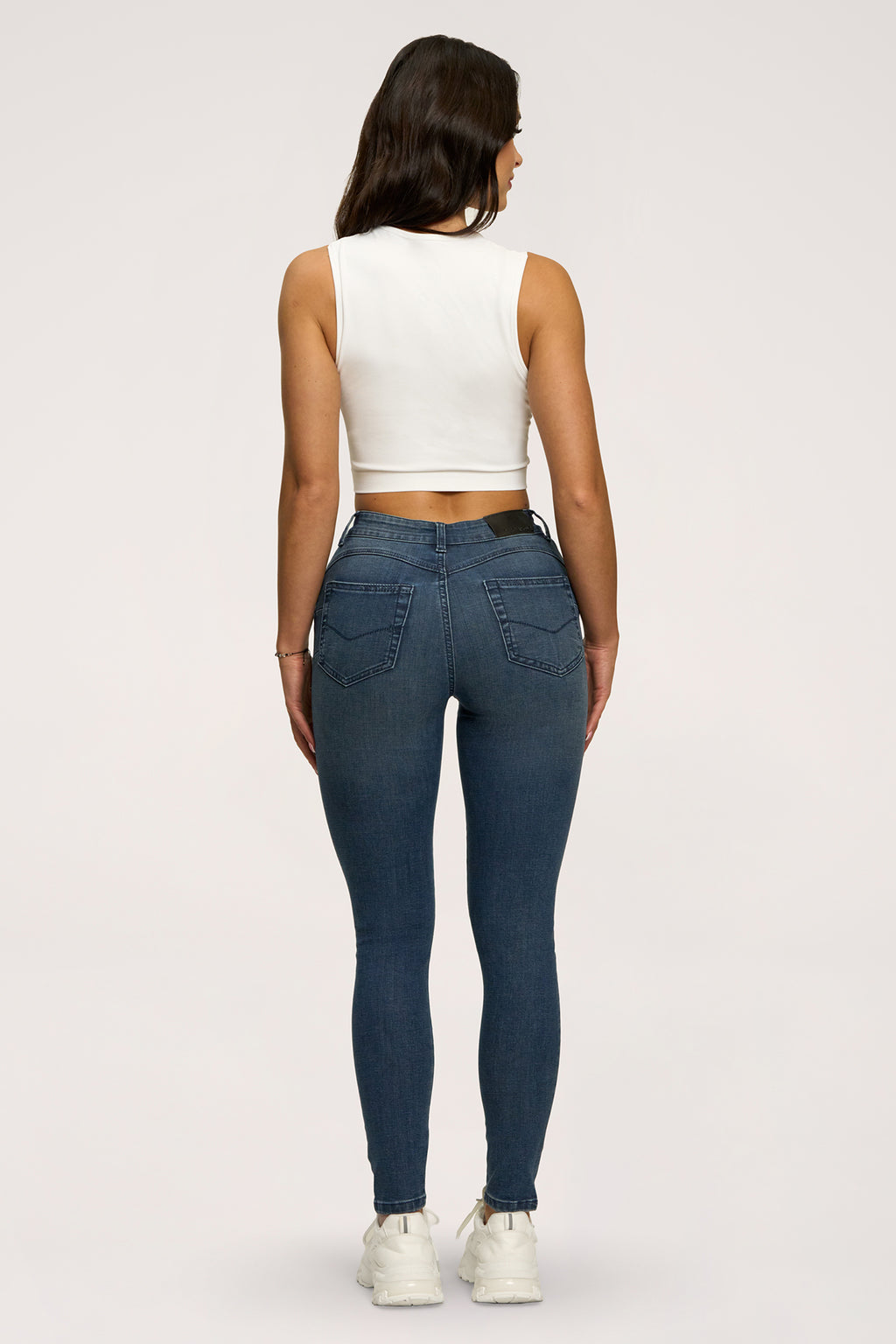 Skinny perfect slim jeans navy blue