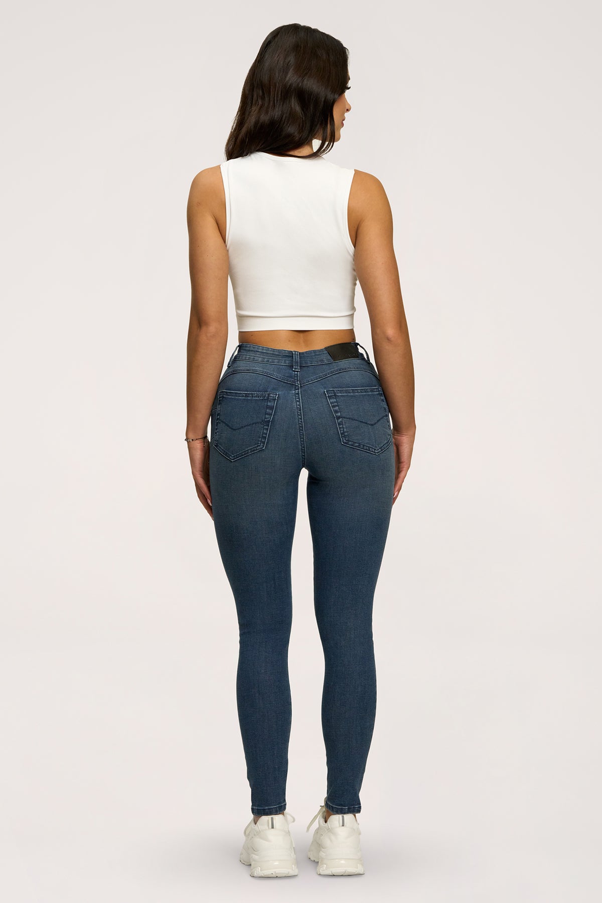 Skinny perfect slim jeans navy blue