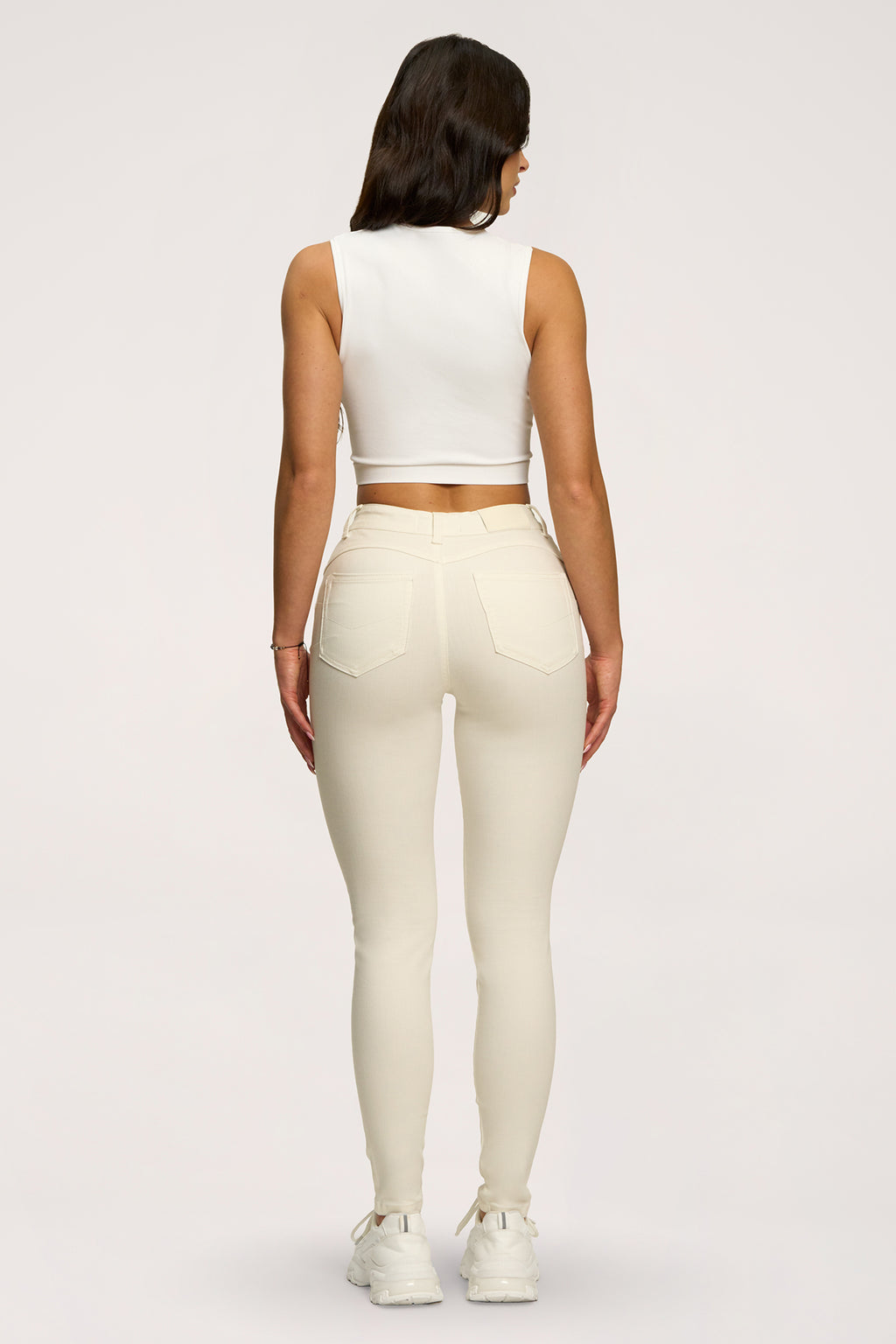 Skinny perfect slim jeans off white