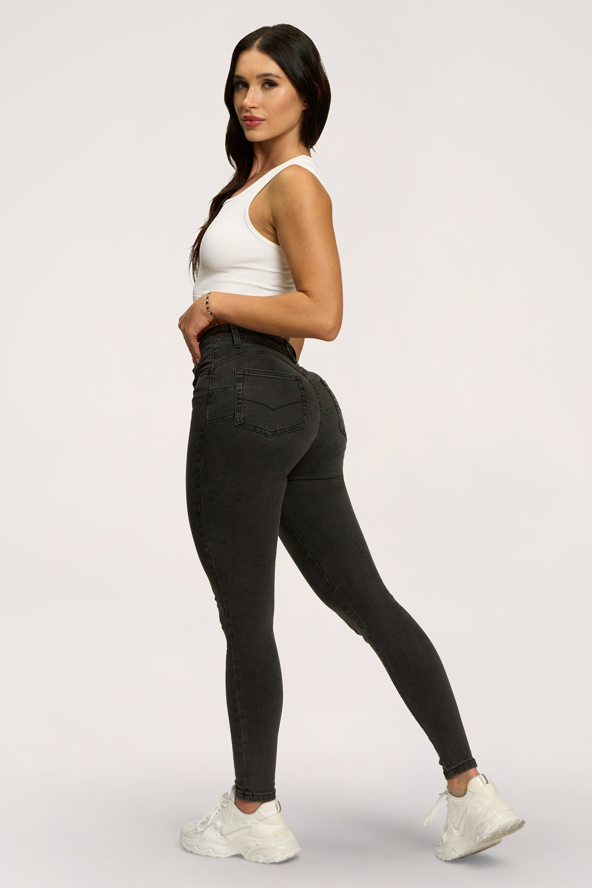 Skinny perfect slim jeans black