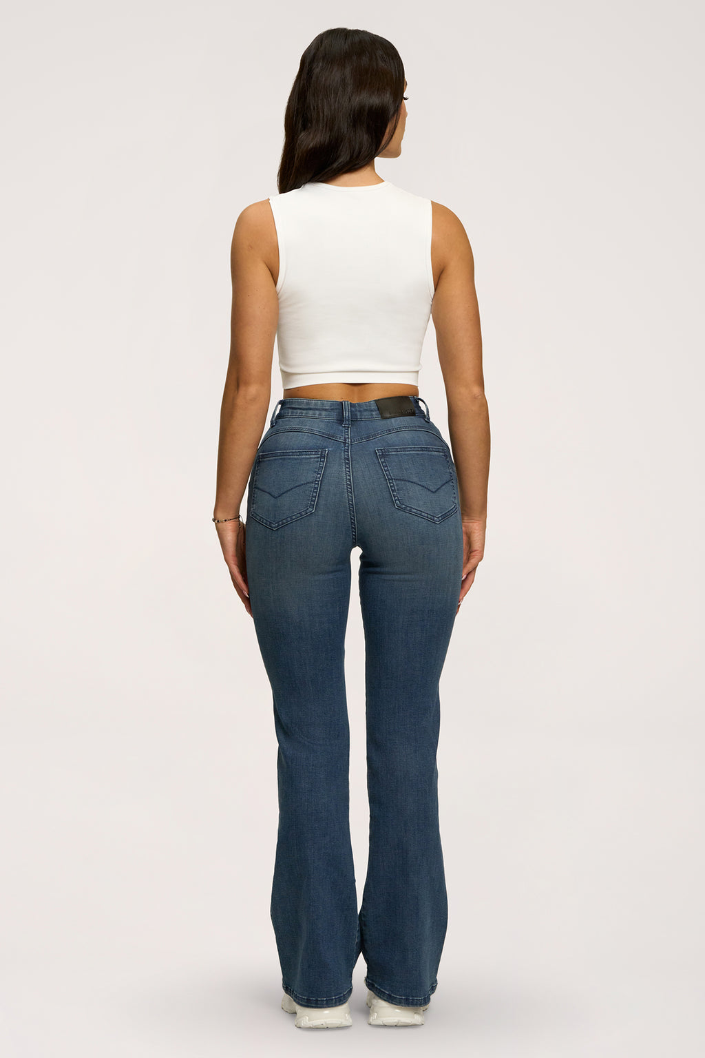 Perfect slim flare jeans navy blue