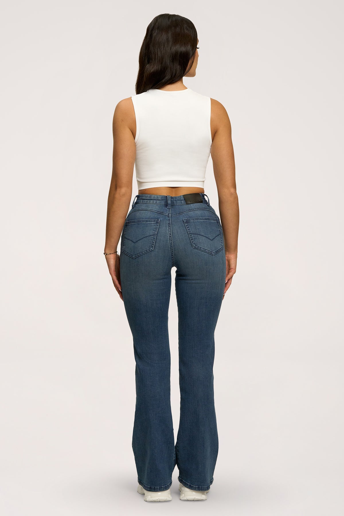 Perfect slim flare jeans navy blue