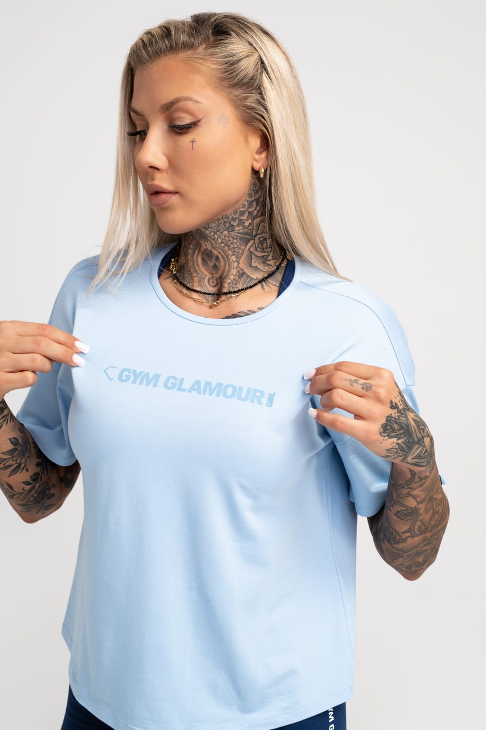 T-shirt V blue