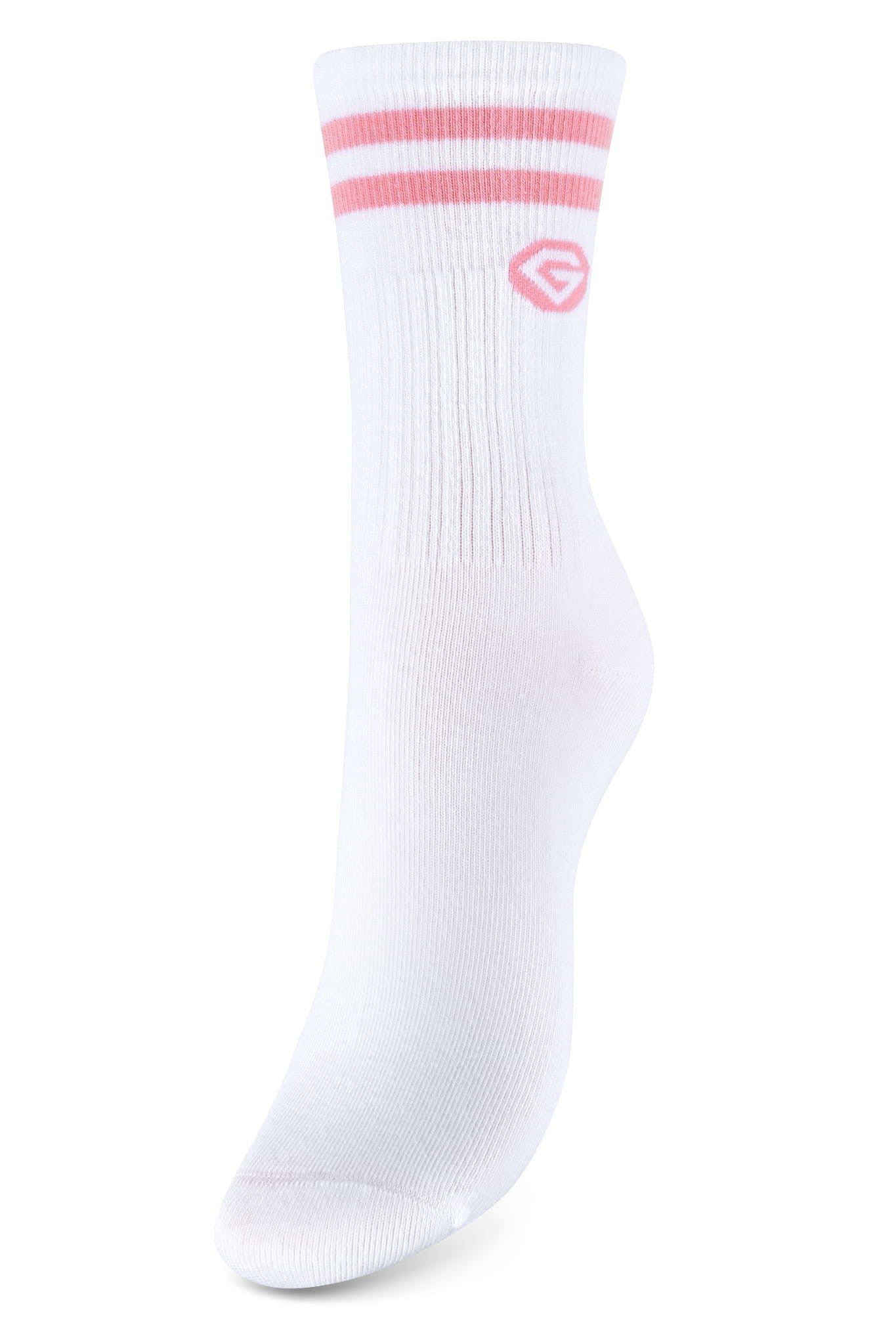 Skarpetki długie white & pink 2-pak - roz. 37-40