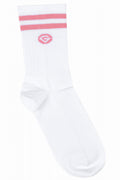 Skarpetki długie white & pink 2-pak - roz. 37-40