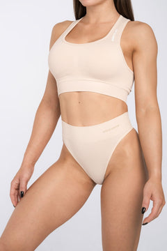 Beiger High Waist String