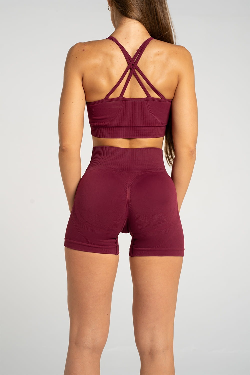 Spodenki push up 2.0 merlot