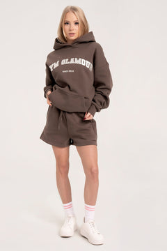 Sweat shorts chocolate