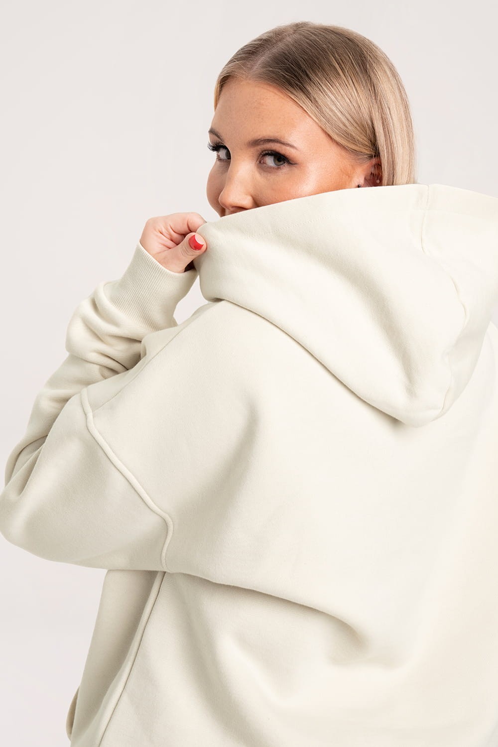 Bluza college off white