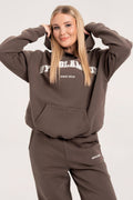 Bluza college chocolate