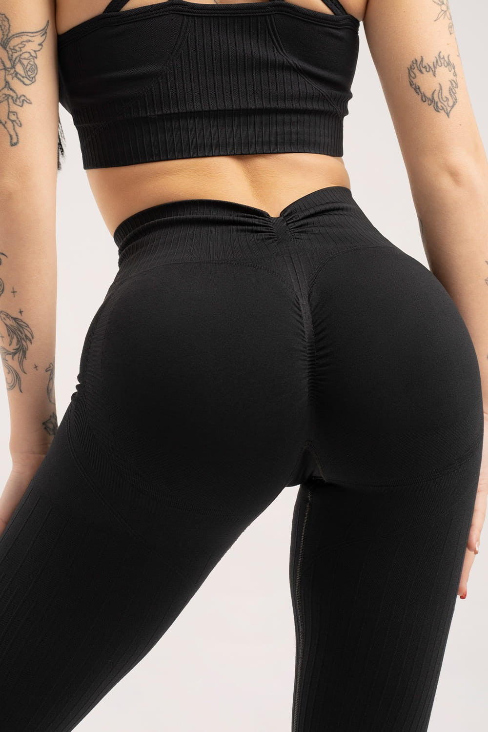 Leginsy deep push up 2.0 black