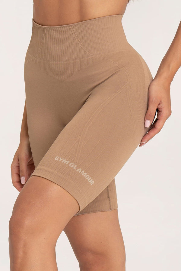 Biker shorts push up 2.0 nougat