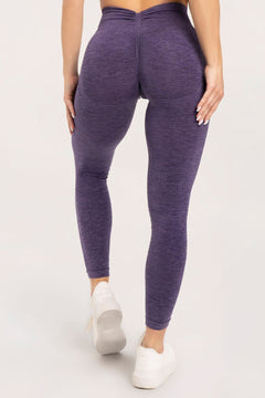 Colanții seamless deep push up plum