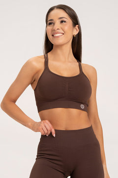 Biustonosz push up 2.0 dark chocolate