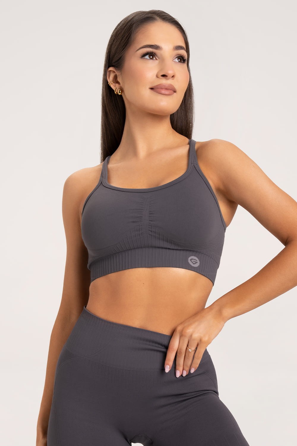 Biustonosz push up 2.0 dark silver