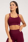 Biustonosz push up 2.0 merlot