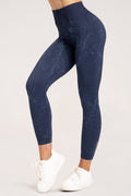 Leginsy marble deep blue