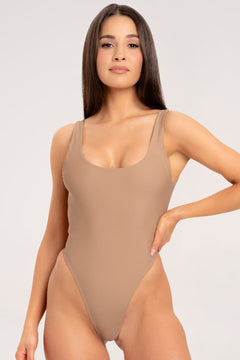Malibu High Cut Badeanzug nude