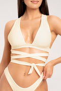 Biustonosz Malibu Cross off white