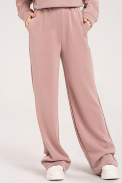 Smooth sweatpants blush