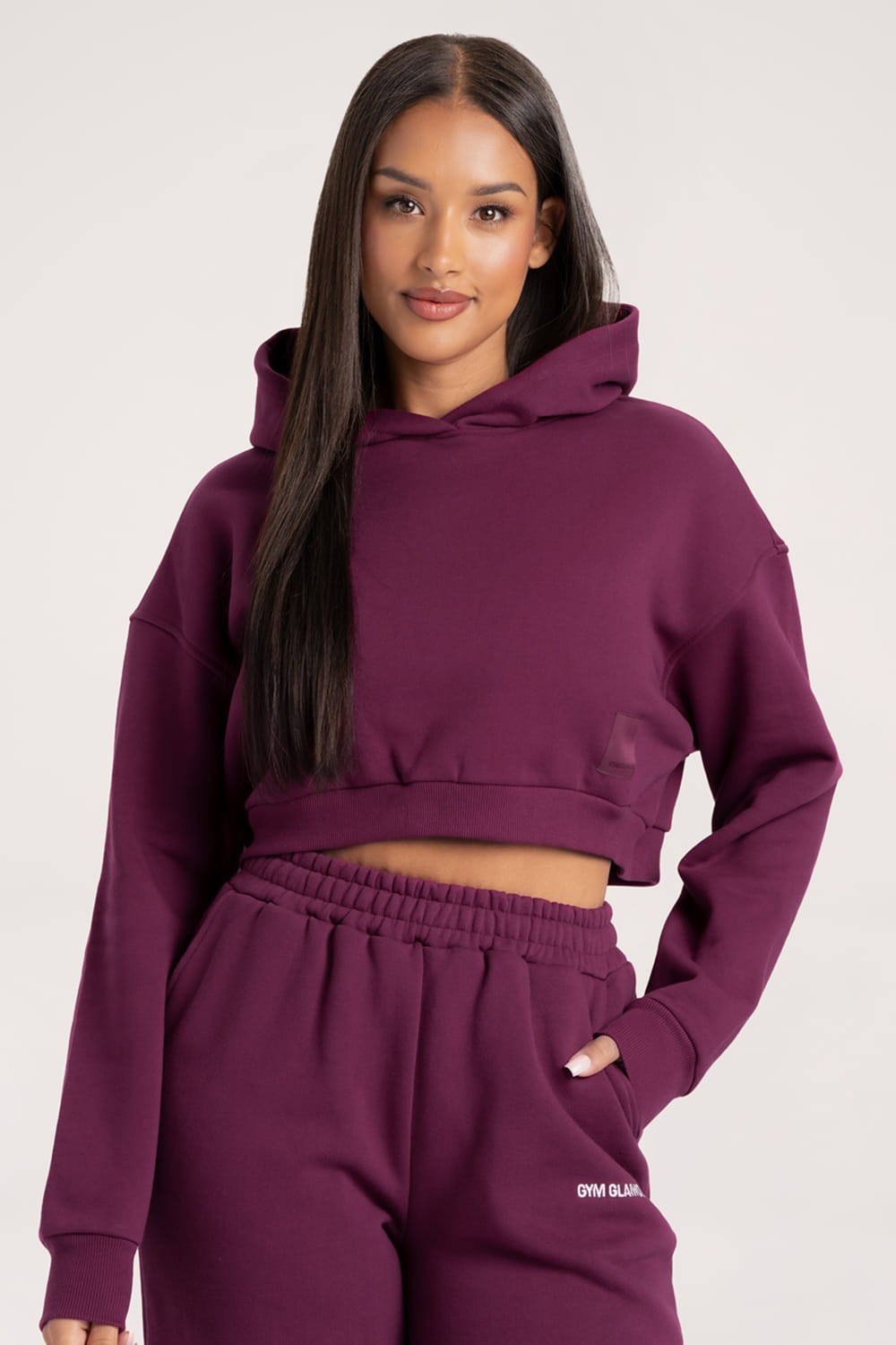 Bluza Crop Amaranth