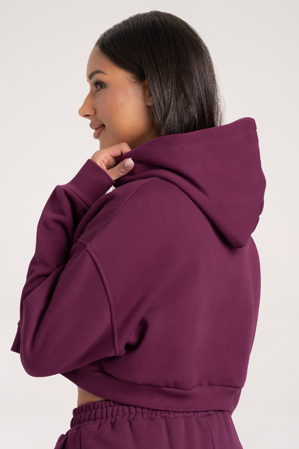 Bluza Crop Amaranth