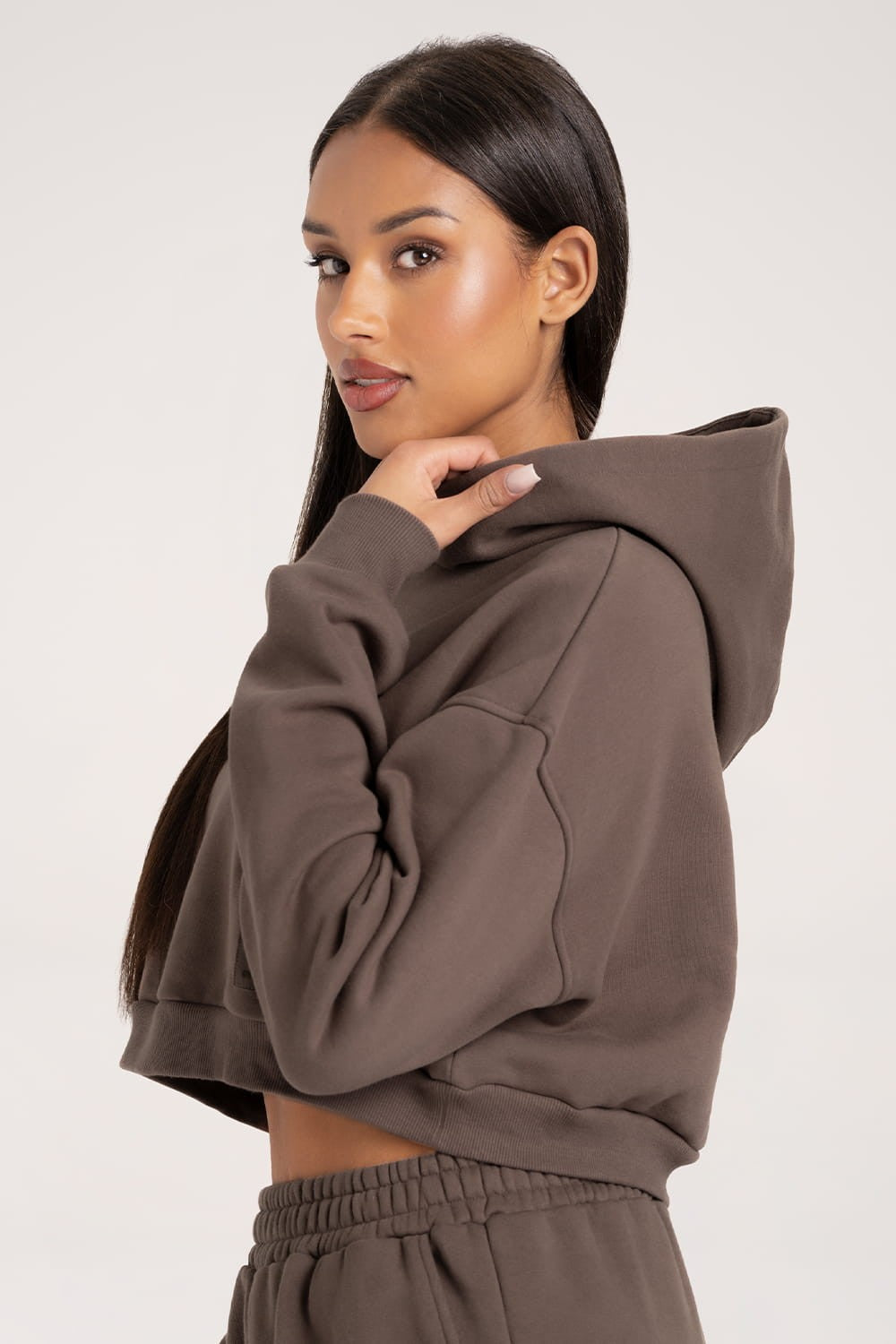 Bluza Crop Chocolate
