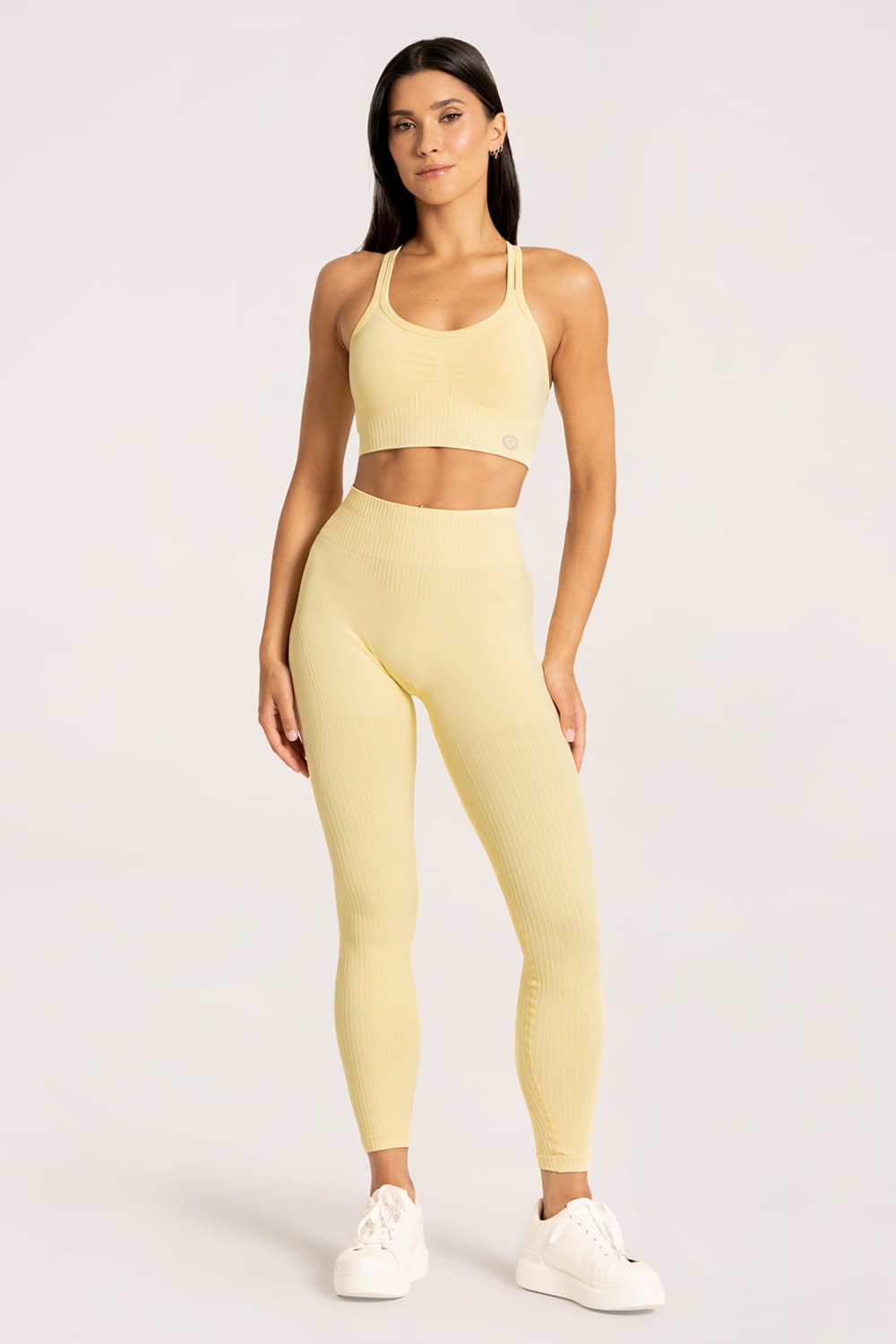 Leginsy push up 2.0 butter yellow