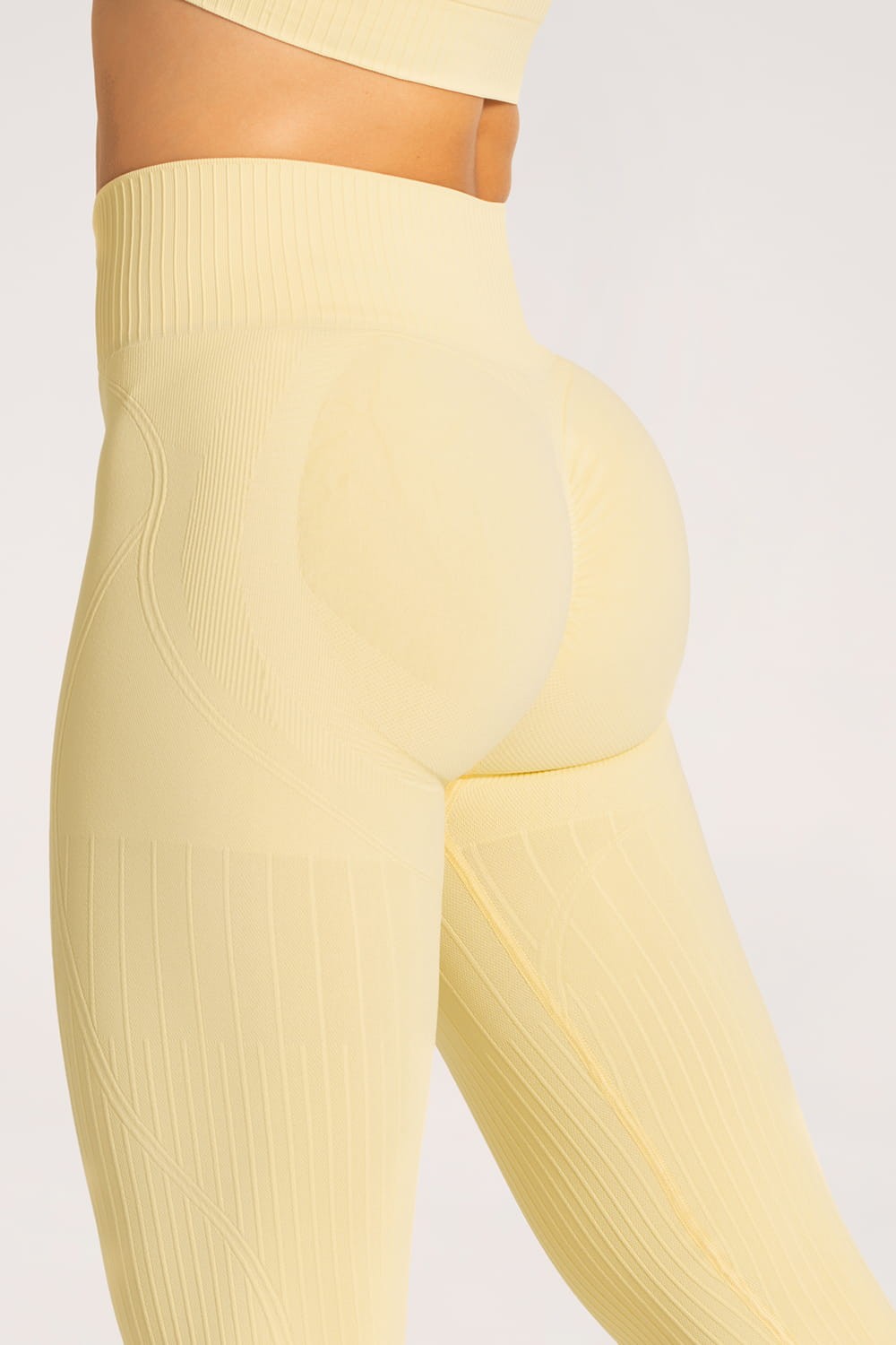 Leginsy push up 2.0 butter yellow