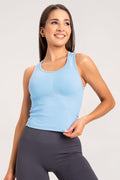 Biustonosz compress long baby blue