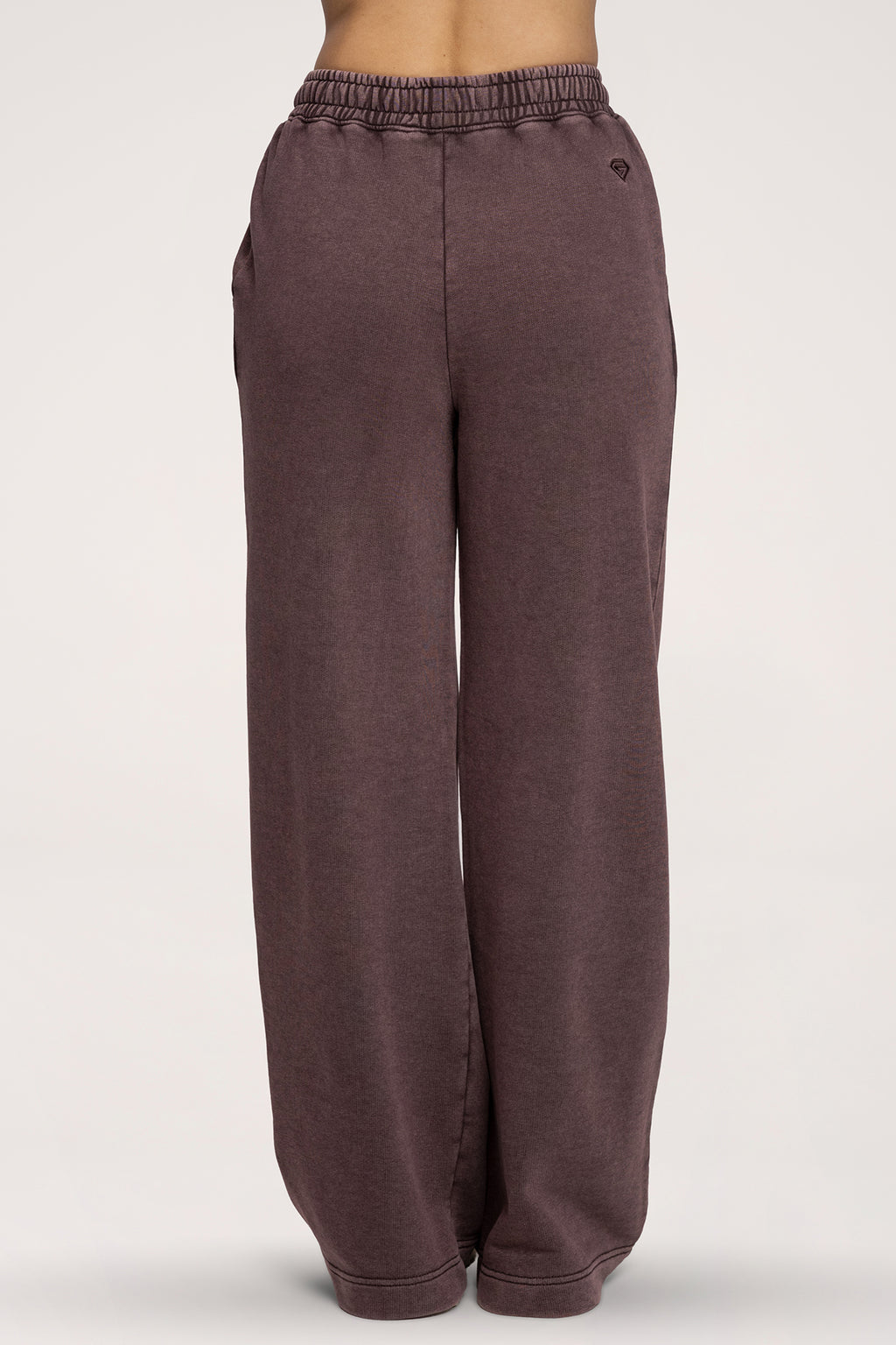 Easy Straight-Leg Sweatpants chocolate
