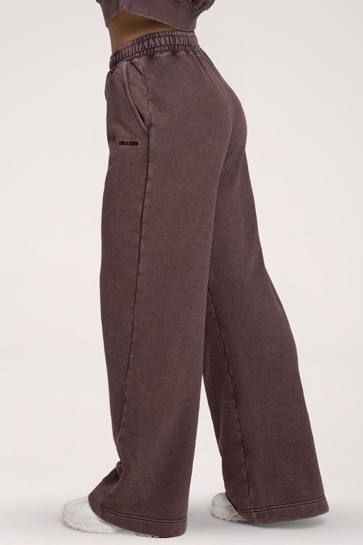 Easy Straight-Leg Sweatpants chocolate