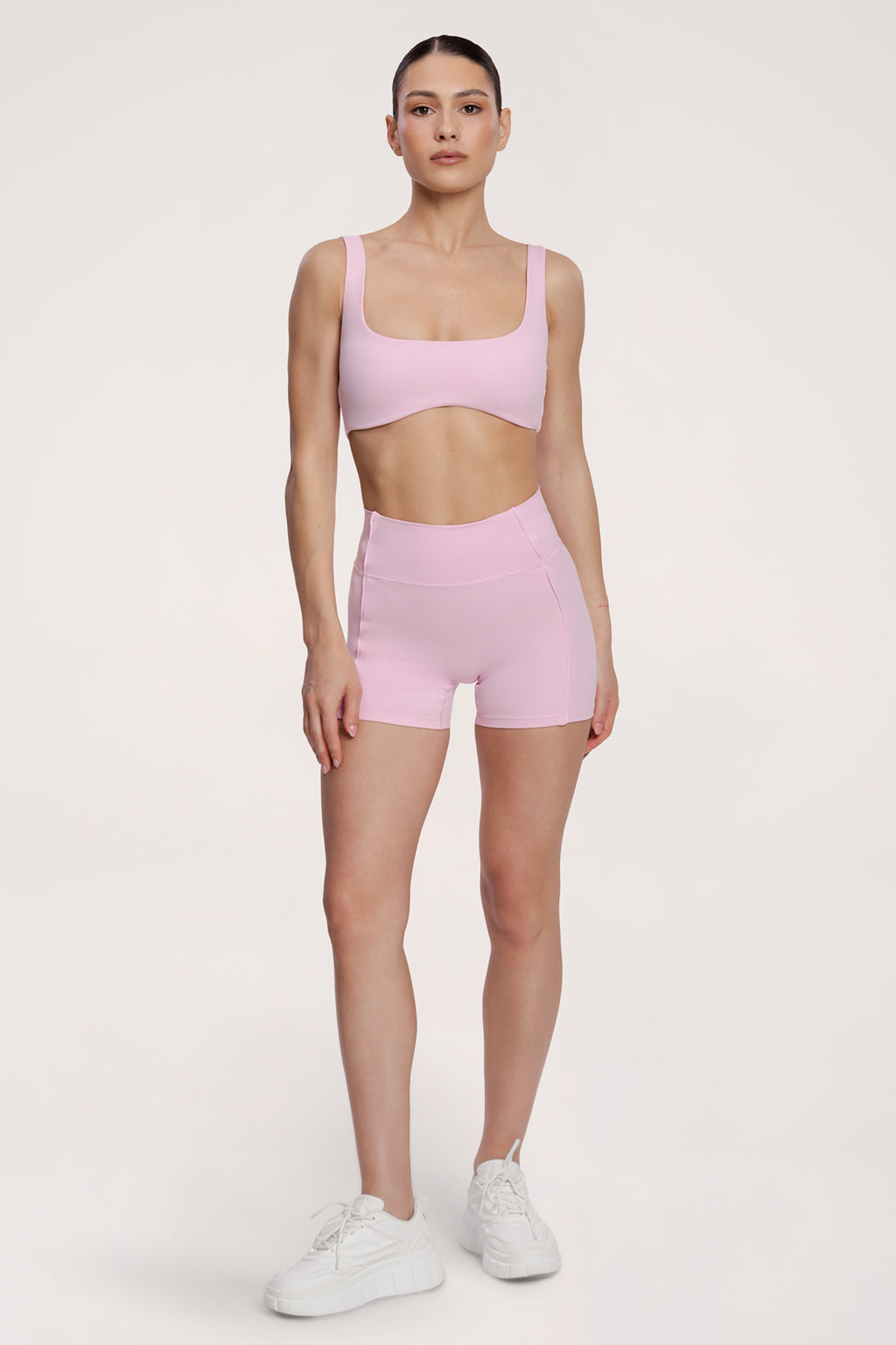 Shorts pilates era pink
