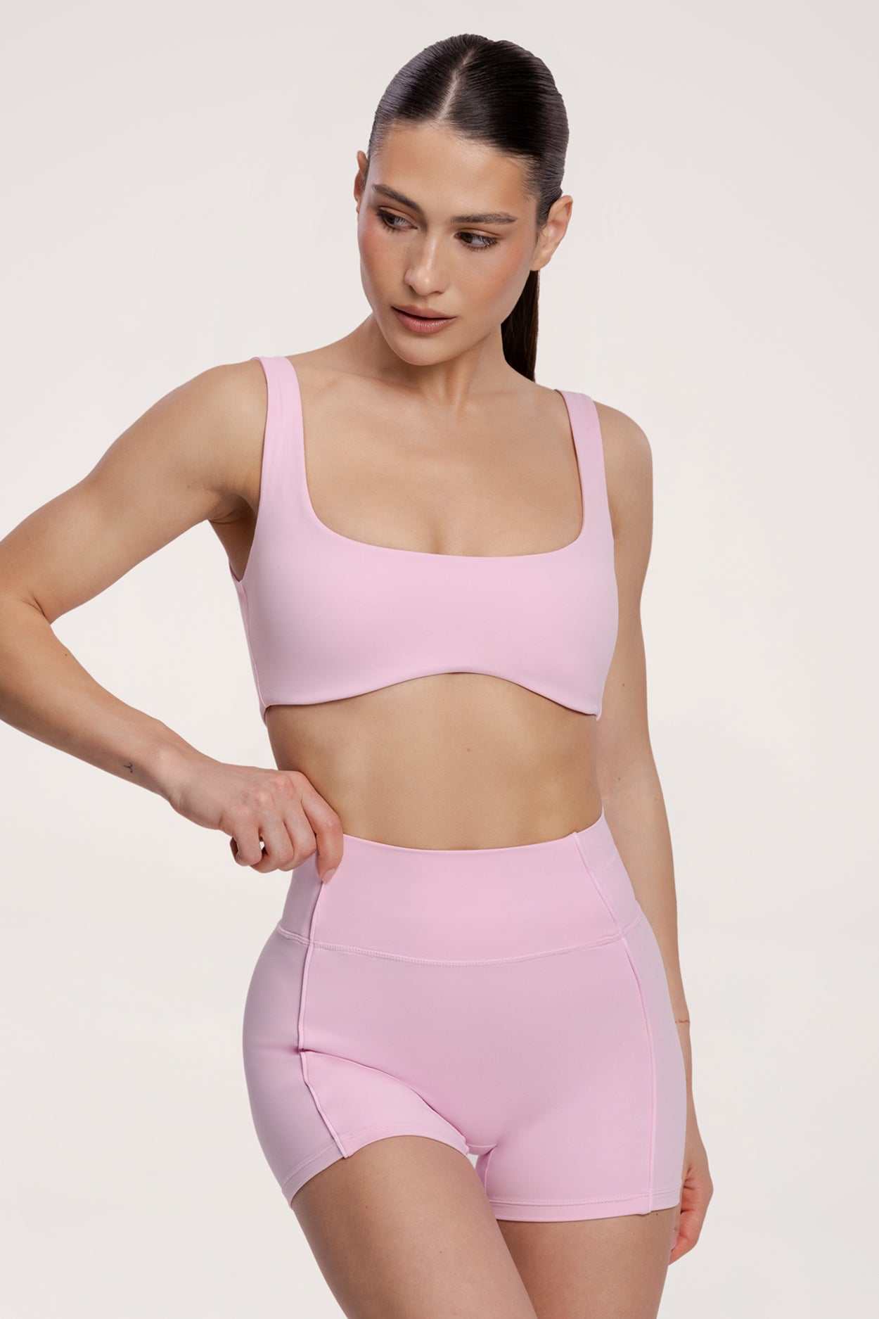 Sports bra pilates era pink