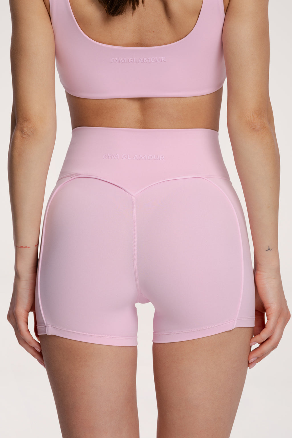 Shorts pilates era pink